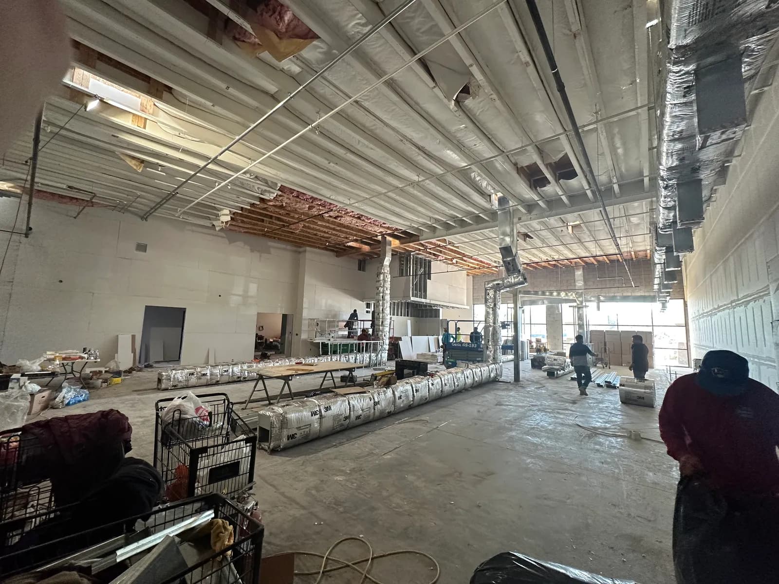 Korean BBQ restaurant buildout in progress in Arizona